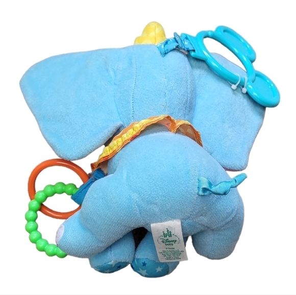 Disney Baby Dumbo Elephant Plush Baby Toy Teether Kids - Picture 3 of 3
